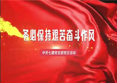 19体育平台（中国）官方网站七建党支部党日活动